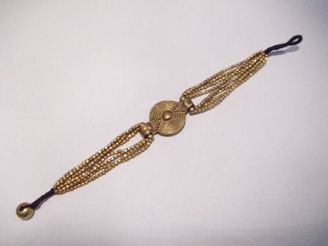 Bracciale etnico Naga in ottone – immagine2