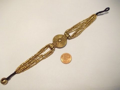 Bracciale etnico Naga in ottone