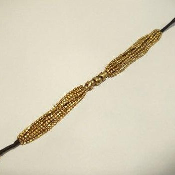 Bracciale etnico Naga in ottone – immagine1