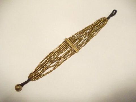 Bracciale etnico Naga in ottone