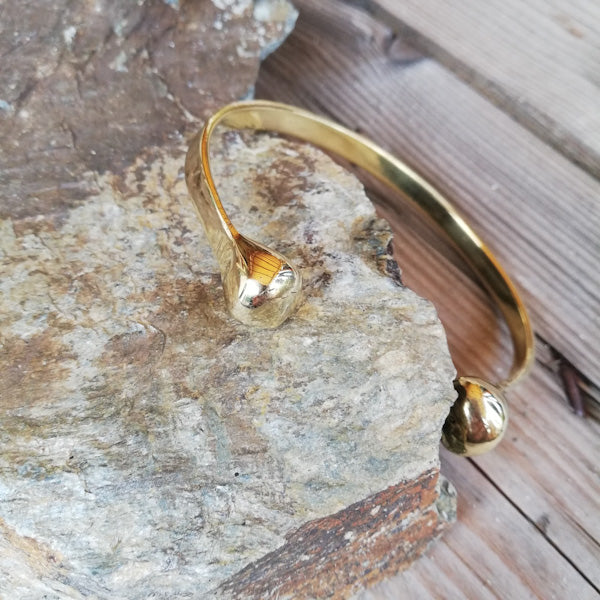 Bracciale ODOTI in ottone Bracciale artigianale | BRACCIALE rigido