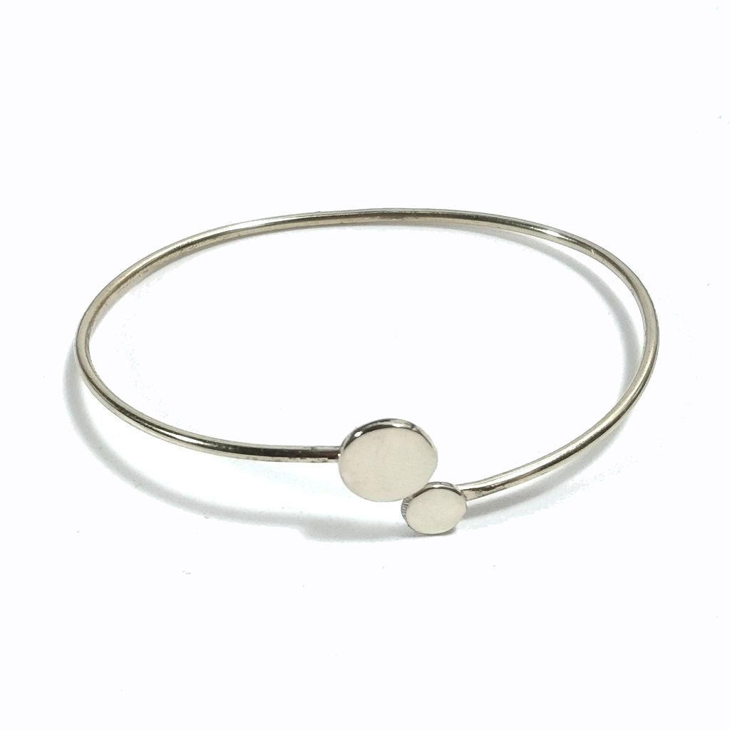 Bracciale in ottone DISCHI Bracciale artigianale – immagine5