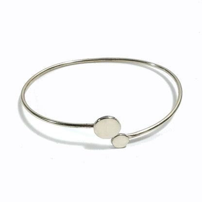 Bracciale in ottone DISCHI Bracciale artigianale – immagine5