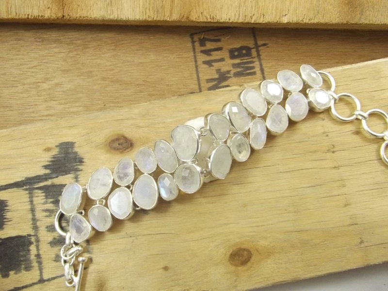 Bracciale argento 925 PIETRA DI LUNA – immagine3