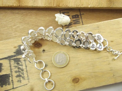Bracciale argento 925 PIETRA DI LUNA – immagine5