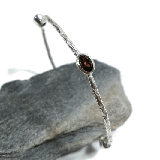 Bracciale in argento 925 Bracciale con Granato | GIOIELLI IN ARGENTO