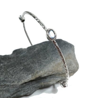 Bracciale in argento 925 Bracciale con PIETRA DI LUNA | GIOIELLI IN ARGENTO