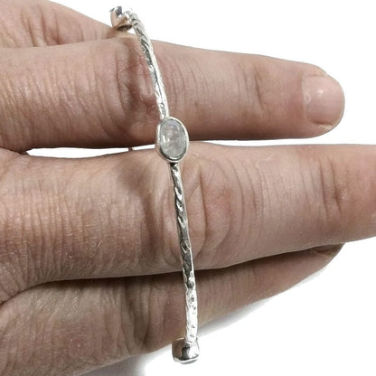 Bracciale in argento 925 Bracciale con PIETRA DI LUNA | GIOIELLI IN ARGENTO