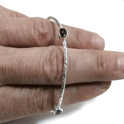 Bracciale in argento 925 Bracciale con Granato | GIOIELLI IN ARGENTO