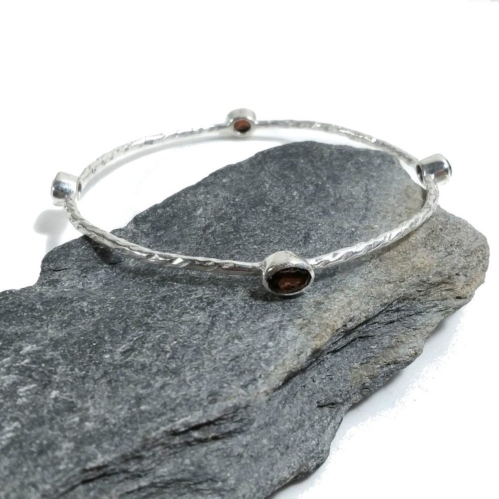 Bracciale in argento 925 Bracciale con Granato | GIOIELLI IN ARGENTO