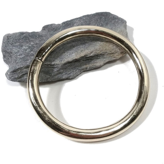 Bracciale d'argento in ottone Bracciale artigianale | BRACCIALE rigido