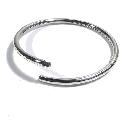 Bracciale liscio a cerchio ARULA in argento da UOMO o DONNA - rigido | Gioielli da Uomo
