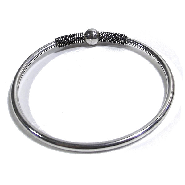 Bracciale etnico DEWI in argento da UOMO o DONNA - rigido | Gioielli da Uomo