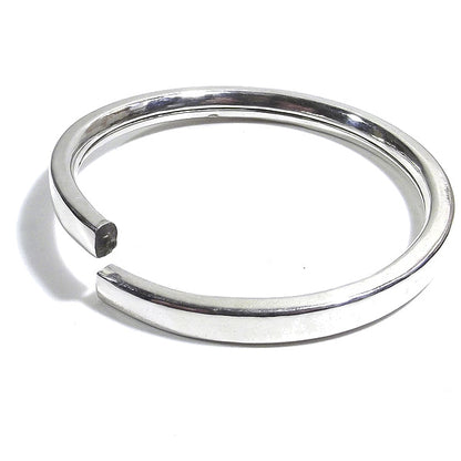 Bracciale liscio a cerchio CLEO in argento da UOMO o DONNA - rigido | Gioielli da Uomo