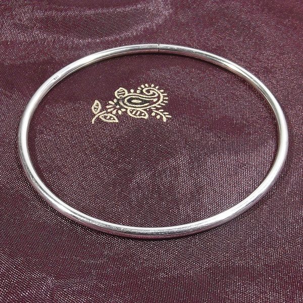 Bracciale liscio a cerchio ANOJ in argento da UOMO o DONNA - rigido | Gioielli da Uomo