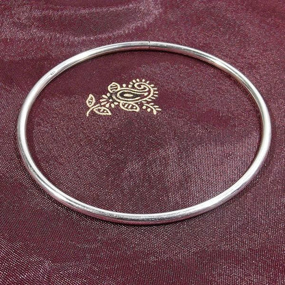 Bracciale liscio a cerchio ANOJ in argento da UOMO o DONNA - rigido | Gioielli da Uomo