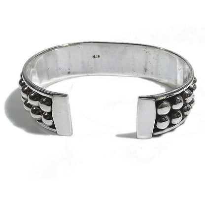Bracciale etnico PINAL in argento da UOMO o DONNA - rigido | Gioielli da Uomo