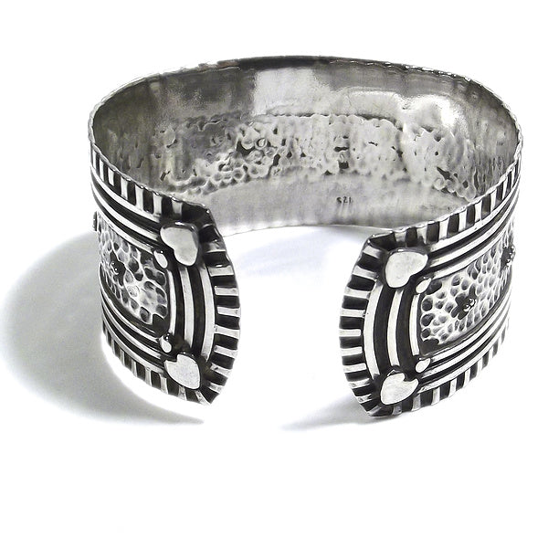 Bracciale etnico ROMEO in argento da UOMO o DONNA - rigido | Gioielli da Uomo