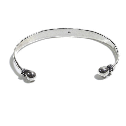 Bracciale etnico ANCHALI in argento da UOMO o DONNA - rigido | Gioielli da Uomo