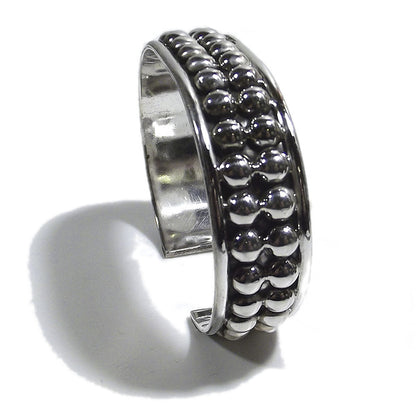 Bracciale etnico PINAL in argento da UOMO o DONNA - rigido | Gioielli da Uomo