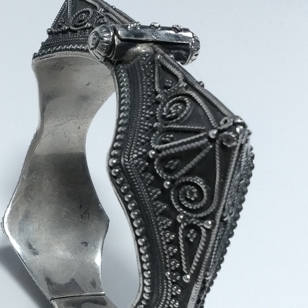 Bracciale ETNICO in argento 925 Bracciale artigianale – immagine11