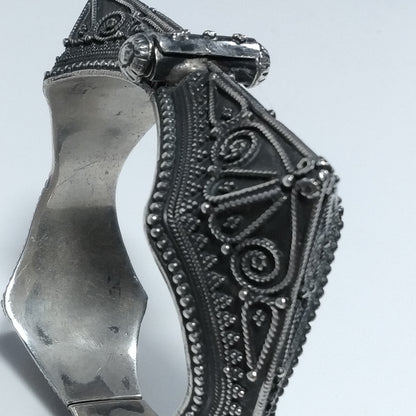 Bracciale ETNICO in argento 925 Bracciale artigianale – immagine11