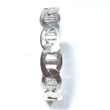 Bracciale rigido in argento catena barca - SEA