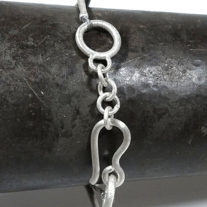 Bracciale DHARMA in argento 925 Bracciale artigianale – immagine5