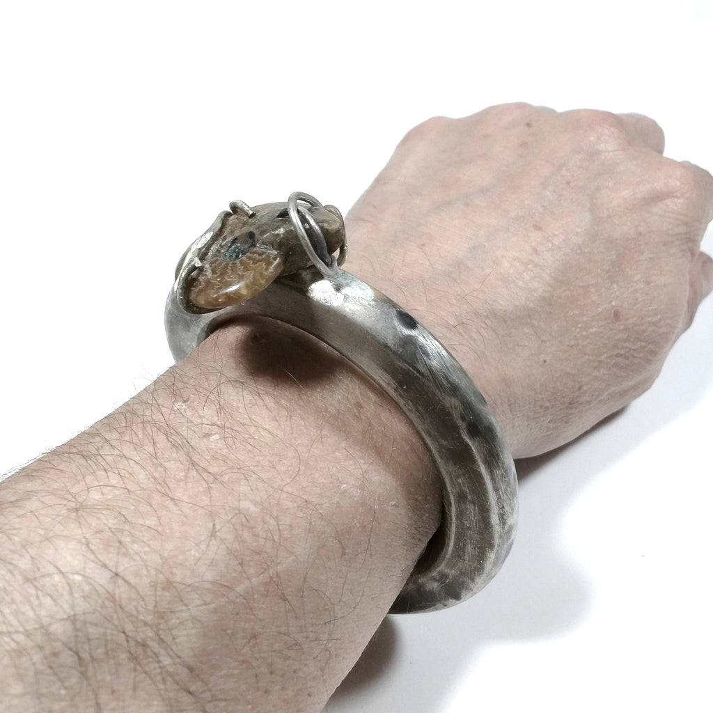 Bracciale con AMMONITE d'argento in argento 925 - MONI – immagine5