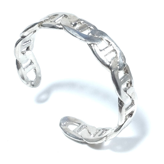 Bracciale rigido in argento catena barca - SEA