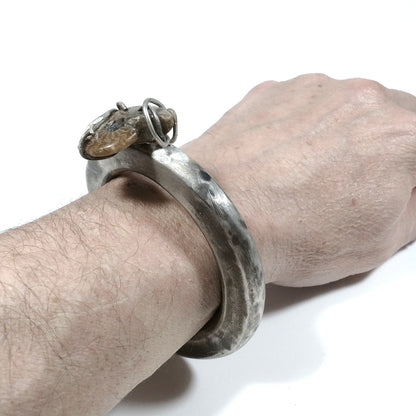 Bracciale con AMMONITE d'argento in argento 925 - MONI – immagine3