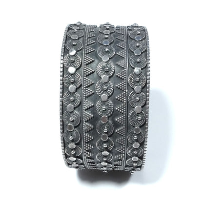 Bracciale ETNICO in argento 925 Bracciale artigianale | Bracciale Schiava – immagine4