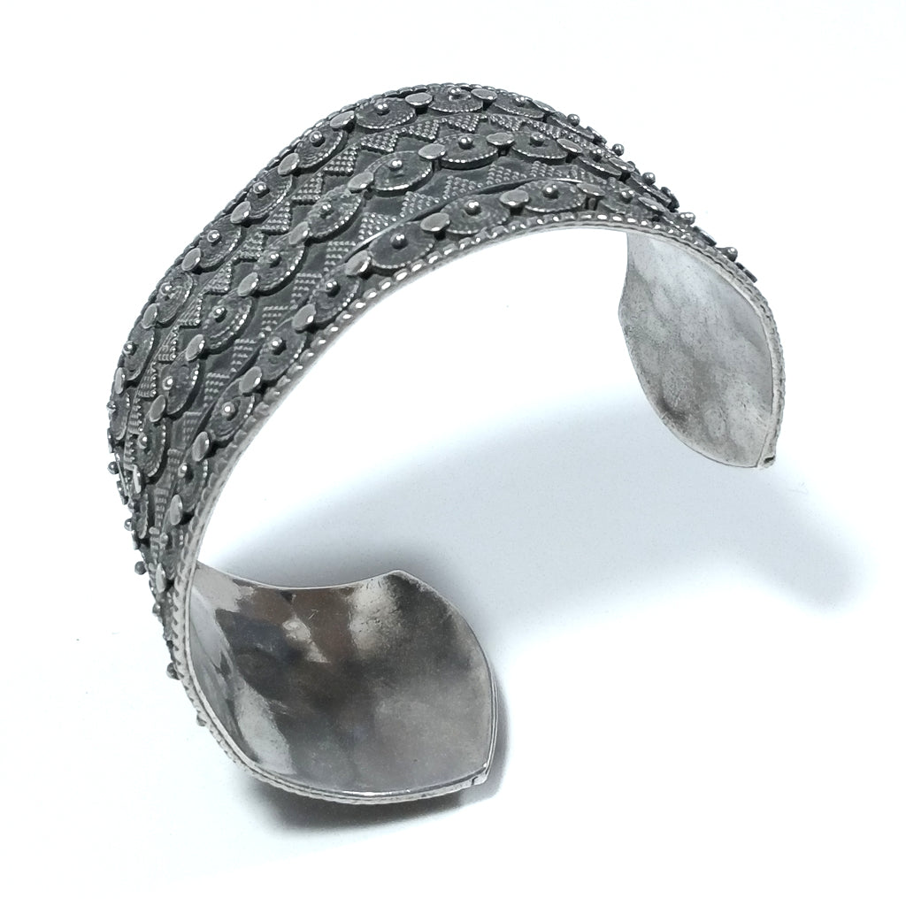 Bracciale ETNICO in argento 925 Bracciale artigianale | Bracciale Schiava – immagine3