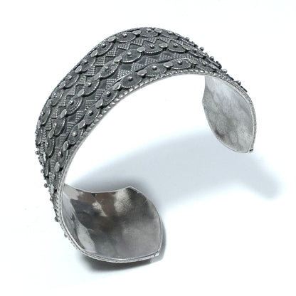 Bracciale ETNICO in argento 925 Bracciale artigianale | Bracciale Schiava – immagine3