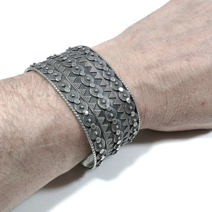 Bracciale ETNICO in argento 925 Bracciale artigianale | Bracciale Schiava