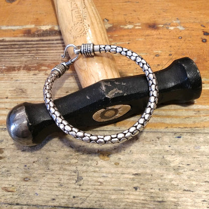Bracciale etnico in argento 925 | Bracciale argento | Bracciale Serpente | Snake