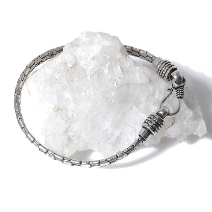 Bracciale etnico in argento 925 | Bracciale argento | Bracciale Serpente | Snake
