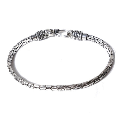 Bracciale etnico in argento 925 | Bracciale argento | Bracciale Serpente | Snake