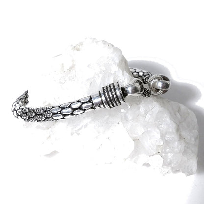 Bracciale etnico in argento 925 | Bracciale argento | Bracciale Serpente | Snake