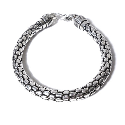 Bracciale etnico in argento 925 | Bracciale argento | Bracciale Serpente | Snake