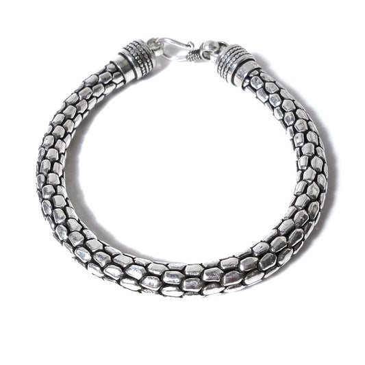 Bracciale etnico in argento 925 | Bracciale argento | Bracciale Serpente | Snake