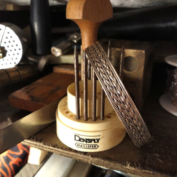 Bracciale PONDICHERRY argento da UOMO - rigido | Gioielli da Uomo