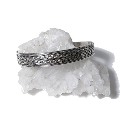 Bracciale PONDICHERRY argento da UOMO - rigido | Gioielli da Uomo