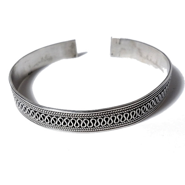 Bracciale rigido in argento 925 da UOMO