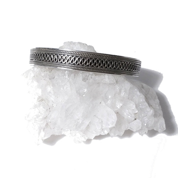 Bracciale rigido in argento 925 da UOMO