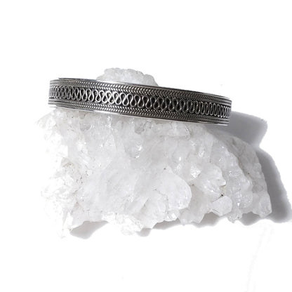 Bracciale rigido in argento 925 da UOMO