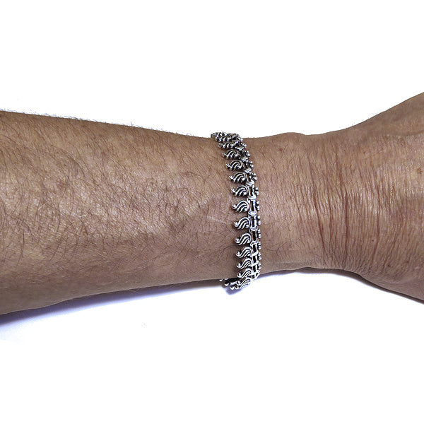 Bracciale etnico BROCKY in argento 925 | Bracciali indiani SNAKE originali