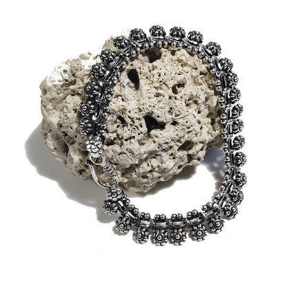 Bracciale etnico CHAITAL in argento 925 | Bracciali indiani SNAKE originali - Il mondo di Wit