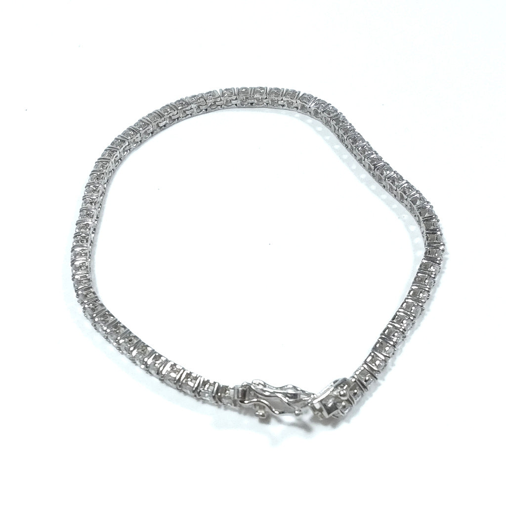Bracciale con pietra in argento 925 Bracciale TENNIS Zircone | BRACCIALI IN ARGENTO – immagine6