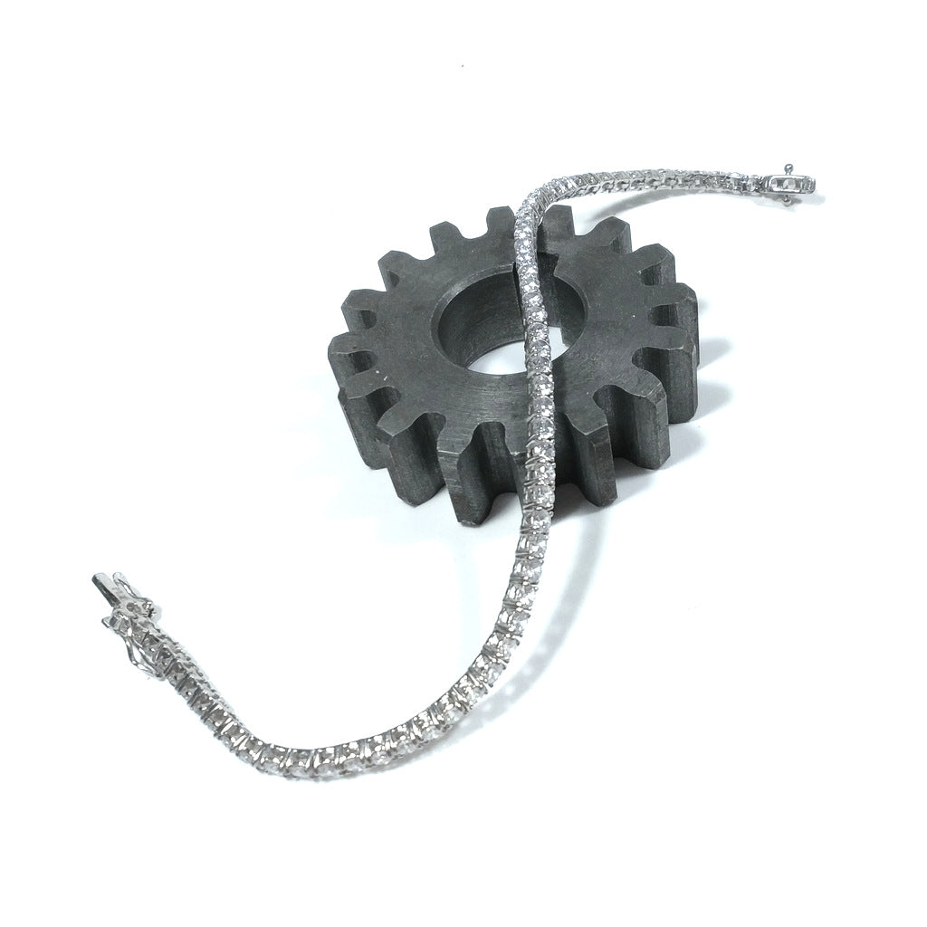 Bracciale con pietra in argento 925 Bracciale TENNIS Zircone | BRACCIALI IN ARGENTO